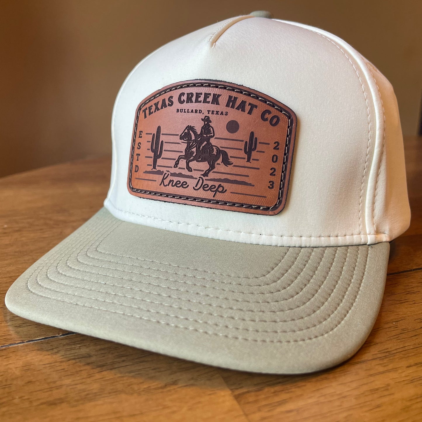 48 Custom Leather Patch Hats